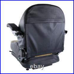 Universal Zero-Turn High-Back Lawn Mower Seat Compatible withGrasshopper & Scag