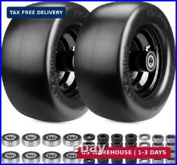 Upgrade Bad Boy Flat Free Tire, 2Pcs Solid Smooth Lawn Mower Tire Assembly wi