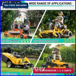 Upgrade Bad Boy Flat Free Tire, 2Pcs Solid Smooth Lawn Mower Tire Assembly wi