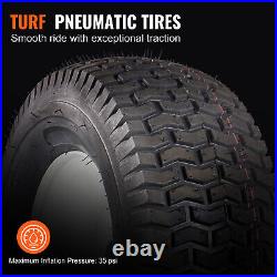 VEVOR Set of 2 16x6.50-8 Tires & Wheels for Lawn & Garden Mower Turf Tires