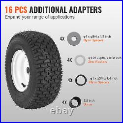 VEVOR Set of 2 16x6.50-8 Tires & Wheels for Lawn & Garden Mower Turf Tires