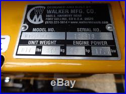 Walker Mower MT23 with 52GHS, 270 Hours