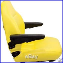 Yellow High Back Seat John Deere M653, M655, M665 Ztr, Zero Turn Lawn Mower #jk