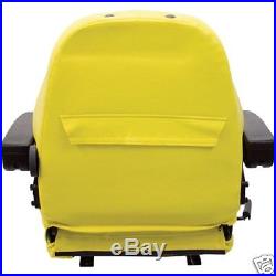 Yellow High Back Seat John Deere M653, M655, M665 Ztr, Zero Turn Lawn Mower #jk