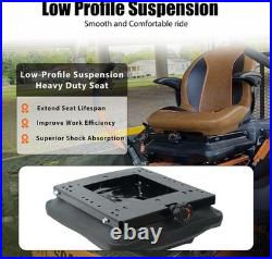 Zero Turn Lawn Mower Seat Suspension with Sliding Tracks for Ultimate Comfort