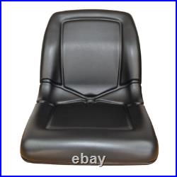 Zero Turn Lawn Mower Seat for Kubota ZD221, ZD323, ZD326, ZG227, ZG327 Black