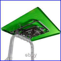 Zero-Turn Mower Canopy with Cooling Fan & LED Lights Green