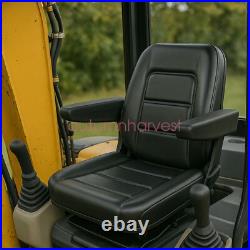 Zero Turn Mower Seat Tractor Seat withArmrest for Kubota ZD18, ZD21, ZD25F, ZD28 Zero Turn Mower Seat Tractor Seat withArmrest for Kubota ZD18, ZD21, ZD25F, ZD28