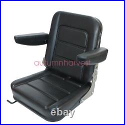 Zero Turn Mower Seat Tractor Seat withArmrest for Kubota ZD18, ZD21, ZD25F, ZD28 Zero Turn Mower Seat Tractor Seat withArmrest for Kubota ZD18, ZD21, ZD25F, ZD28