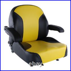 Zero Turn Mower Seat with Arm Rests and Slides Cub Cadet, Hustler, John Deere