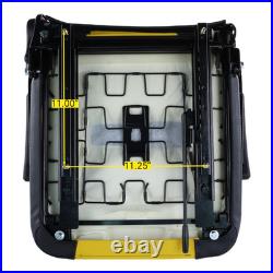 Zero Turn Mower Seat with Arm Rests and Slides Cub Cadet, Hustler, John Deere