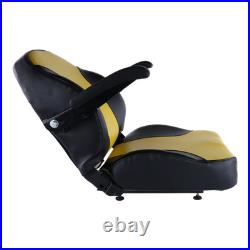 Zero Turn Mower Seat with Arm Rests and Slides Cub Cadet, Hustler, John Deere