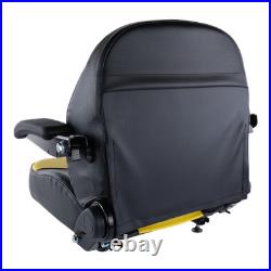 Zero Turn Mower Seat with Arm Rests and Slides Cub Cadet, Hustler, John Deere