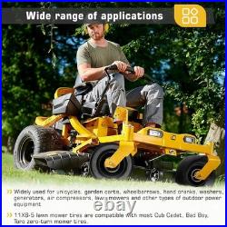 Zero Turn Mower Tires, 11 Diameter Tubeless Design