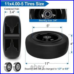 Zero Turn Mower Tires 11x4.00-5 Flat Free Set