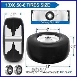 Zero Turn Mower Tires 13x6.50-6 Flat Free Set