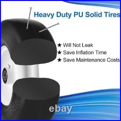 Zero Turn Mower Tires 13x6.50-6 Flat Free Set